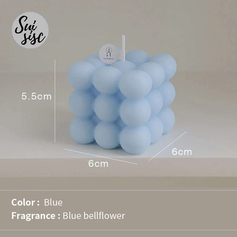 Hot Selling Small Candles Wedding Gifts Set Flower Teddy Bear Lavender Roman Aromatic Pink Bubble Soy Scented Mini Candles