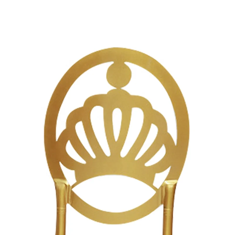 Wholesale chiavari chairs used party stackable for party Luxury metal gold banquet wedding chair party chairs wedding