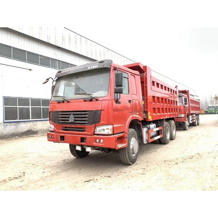 Used 6x4 dump truck  used 371hp dumper truck 12 wheel used howo tipper truck