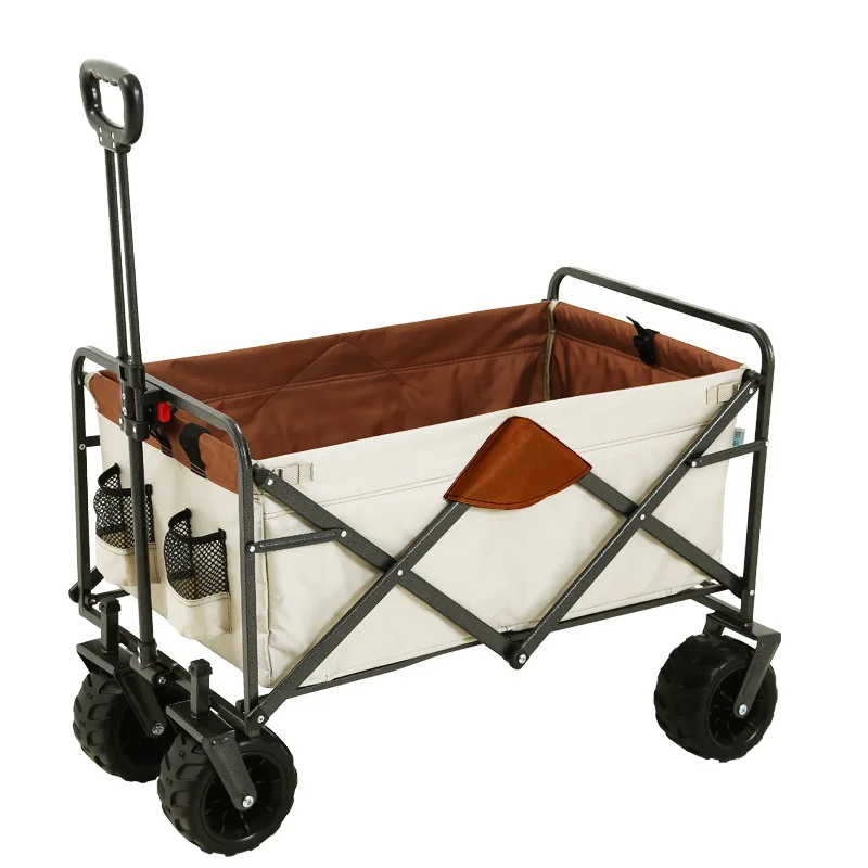 Wholesale camping wagon camping cart outdoor foldable camping cart beach wagon cart