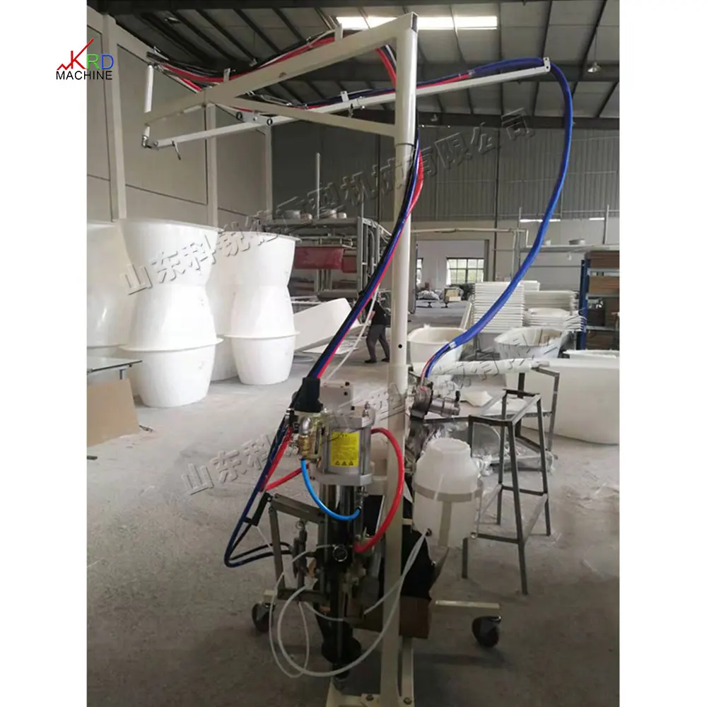 High efficiency Fiberglass spraying machine Industrial anti-corrosion spraying equipment Sanitary ware spraying tools