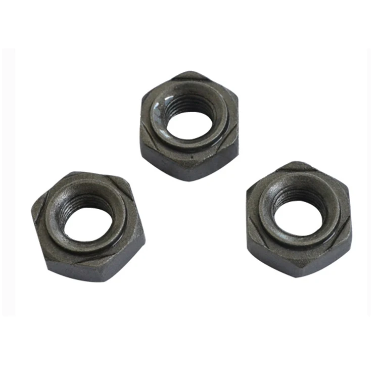 Top quality DIN 929 M3-M16 aluminum black oxide weld hexagon nut