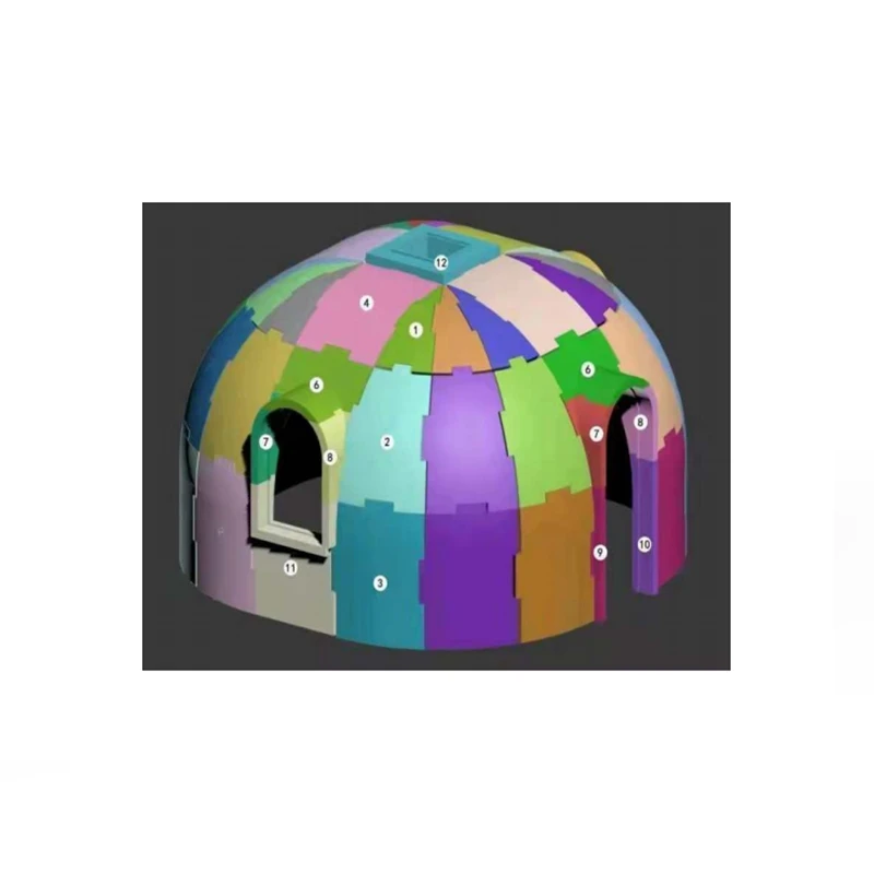 Хорошее качество веб-сайт для кемпинга водяная связь текстовый V-образный купон Вирджиния пляж Eps купол дом