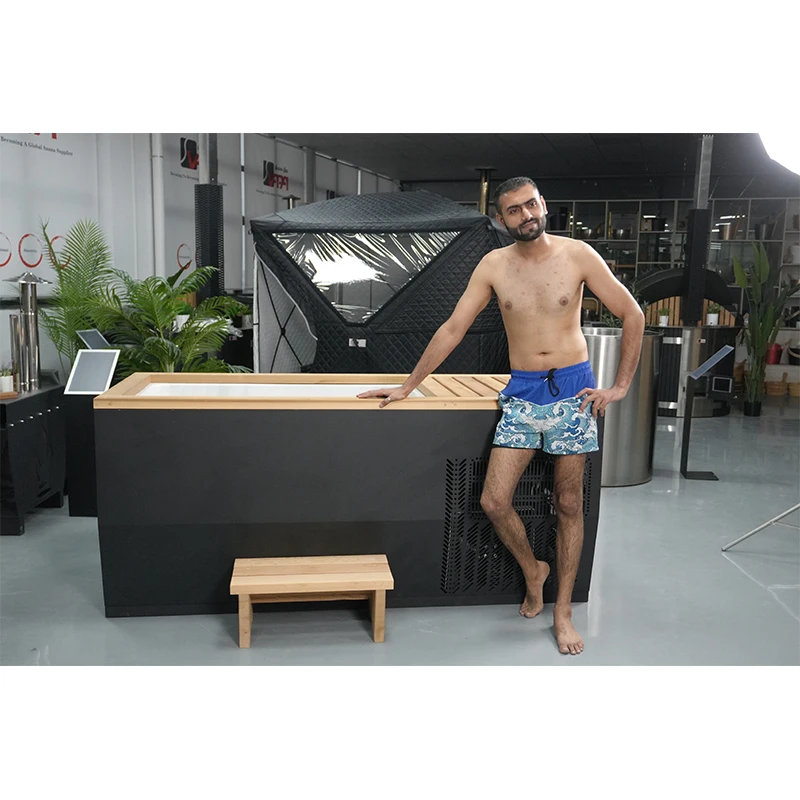 Manufacturer Customized Ice Bath With Stainless Steel Internal Cooling Water Bathtub Chiller Unit For Sale
