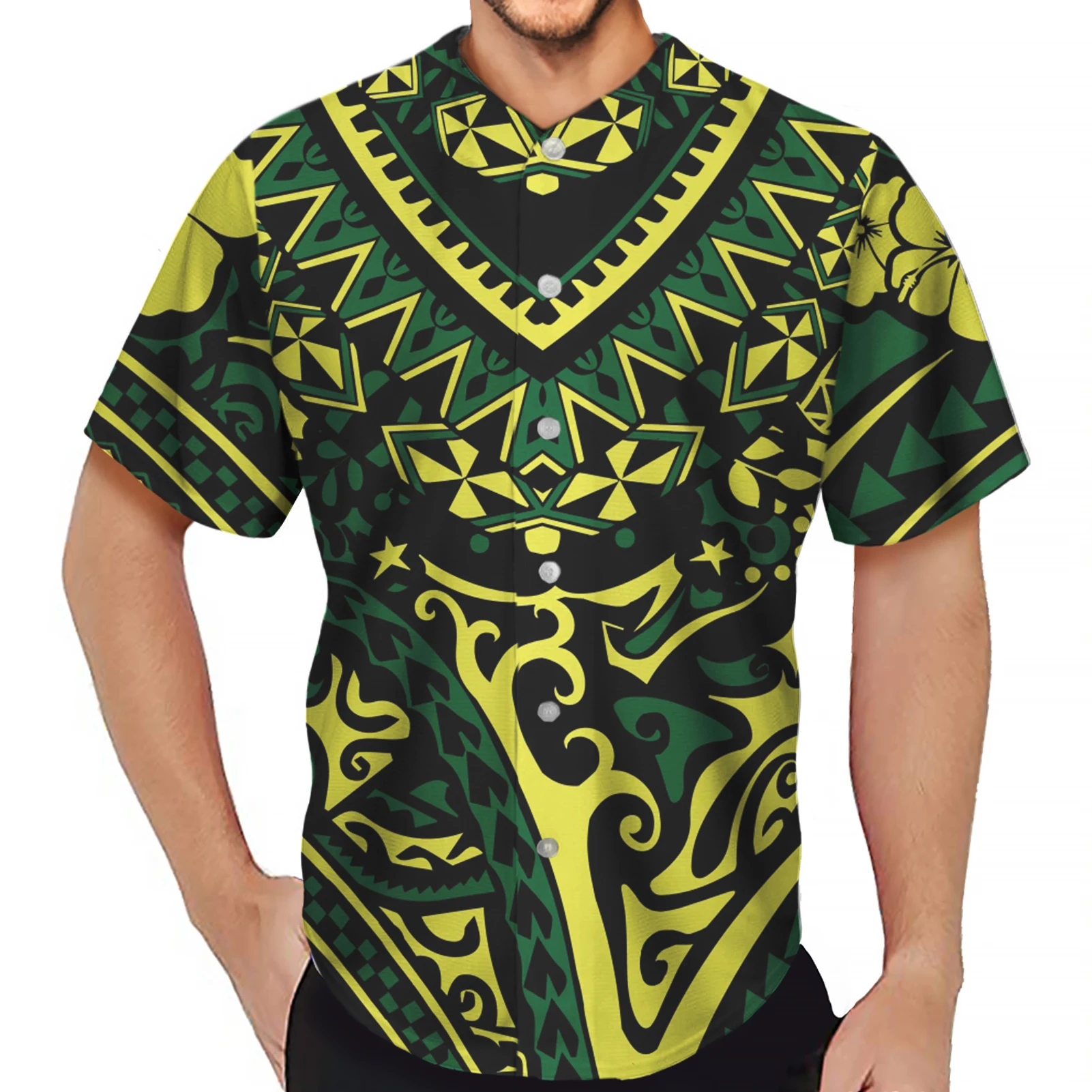 
China Quan Zhou Vendor Bright Color Tribal Printing Mix Design Mens Sporty Jersey Casual Sport Wear Custom Team Logo/Text/Photos 