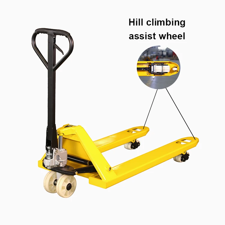 BAOT Hot Sale Hydraulic Casting Pump Forklift Polyurethane Caster Wheel  Hand Pallet Truck