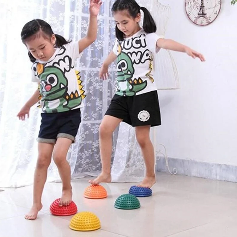 sports Toy Training Massage Ball Massage Yoga Balls for Children and Adults Half Round Balance Pod