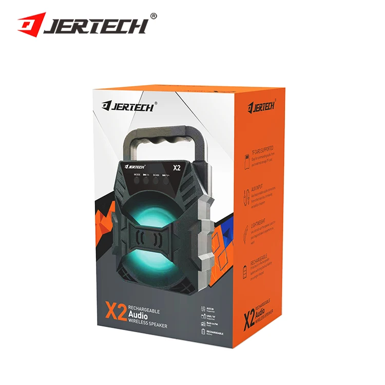 JERTECH X2 Speaker Wireless Shenzhen Zhengtang Rechargeable Speaker with Wireless Microphone