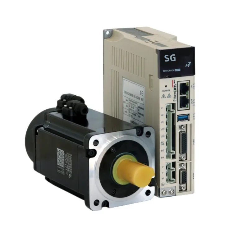 Servo Motor Driver Kit SG-AS 220V VAC 1000W 80SY-M03230 Motor 3.19N.m 6A Constant Torque 5000rpm Packing Machine Servo Motor AC