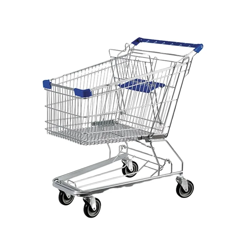 High quality 60L American Style Supermarket shopping trolley