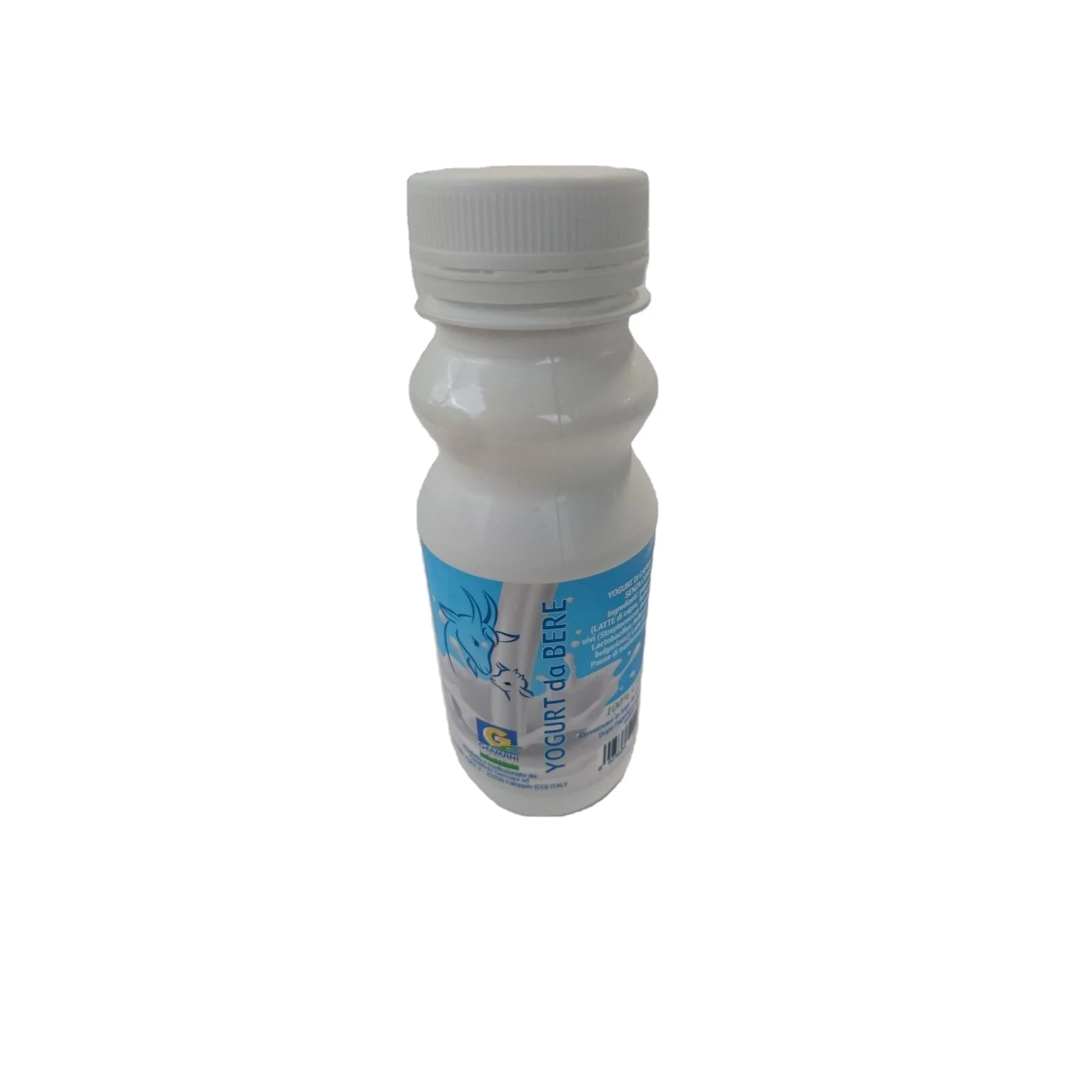 Drinkable yogurt of goat milk - natural taste - very delicate in 200 ml plastic bottle