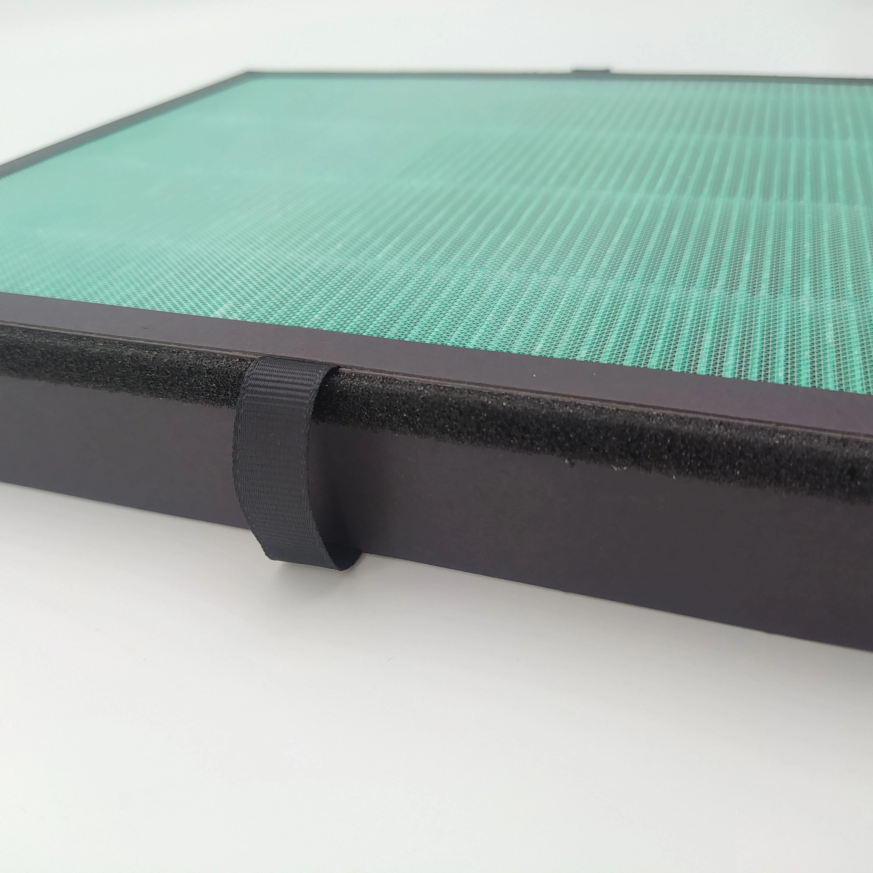 Home custom panel air purifier hepa filter with granular smoking activated carbon filter