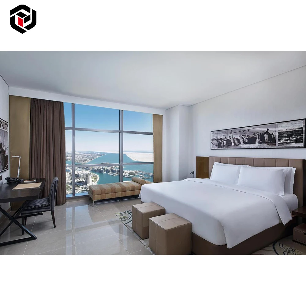 Fulilai Custom made High End 4 Star Hilton Garden Inn Hotel Furniture Bedroom Set For Middle East Dubai Project