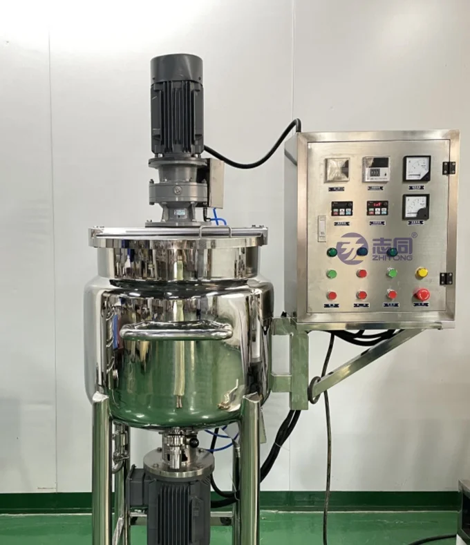 Shampoo Conditioner Homogenizing Shampoo Detergent Production Line Small Lotion Dish Washing Liquid Soap Making Machine