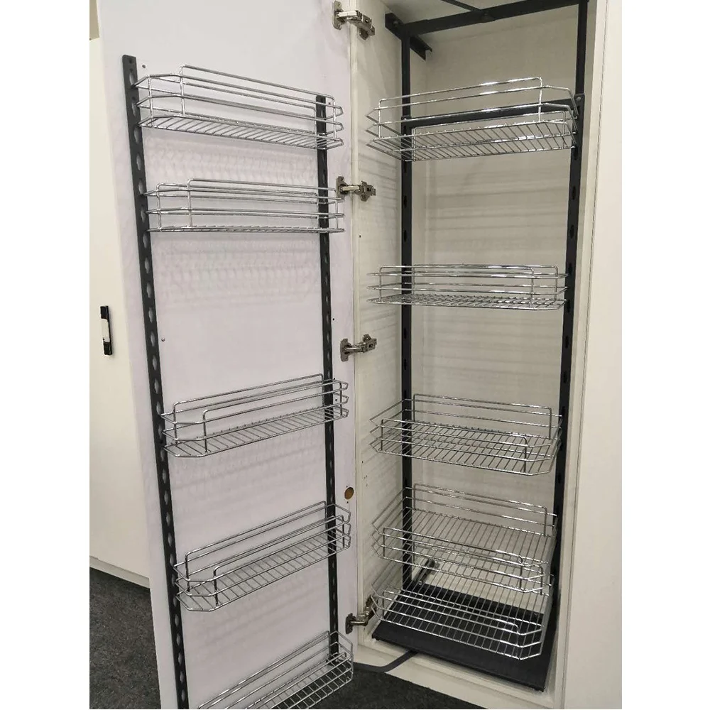 For 450mm 600mm 18 24 inch kitchen cabinet cupboard drawing pull out tall larder unit pantry tandem units organizer big monster