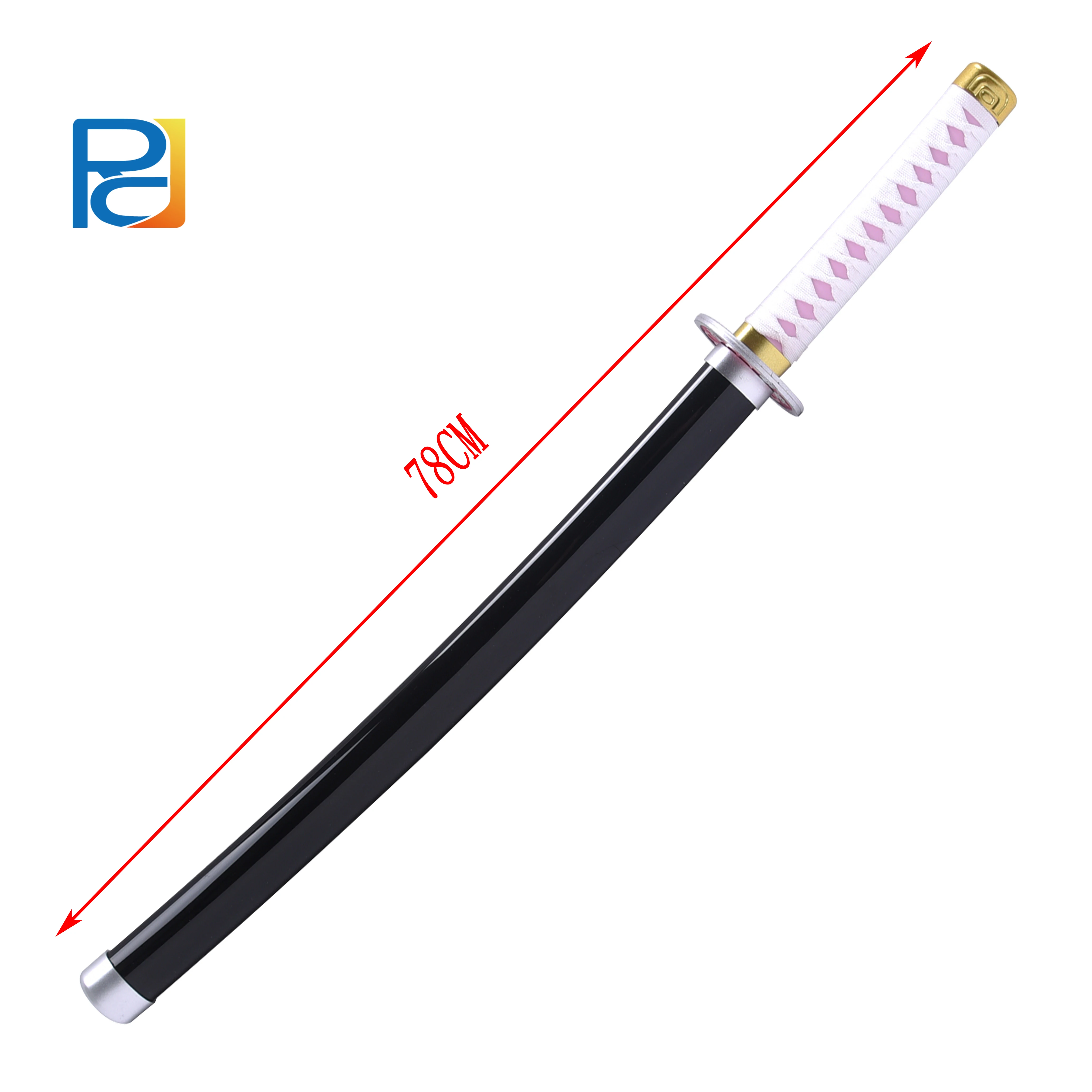 78cm Katana Anime Sword Bamboo Toy Sword Bleach Anime Sword For Demon Slayer Tsuyuri Kanawo