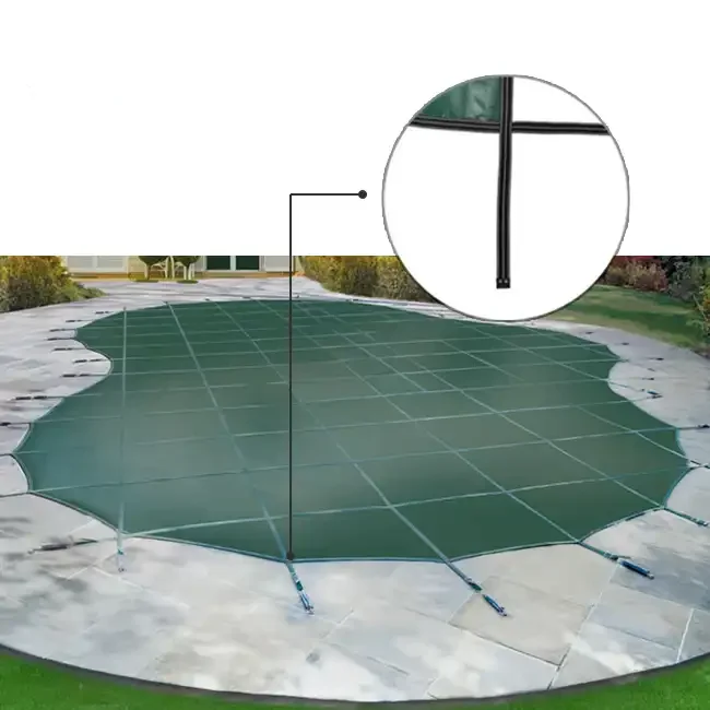 Mesh High Strength Solid Pool Cover for Swimming Pool Winter Safety Cover