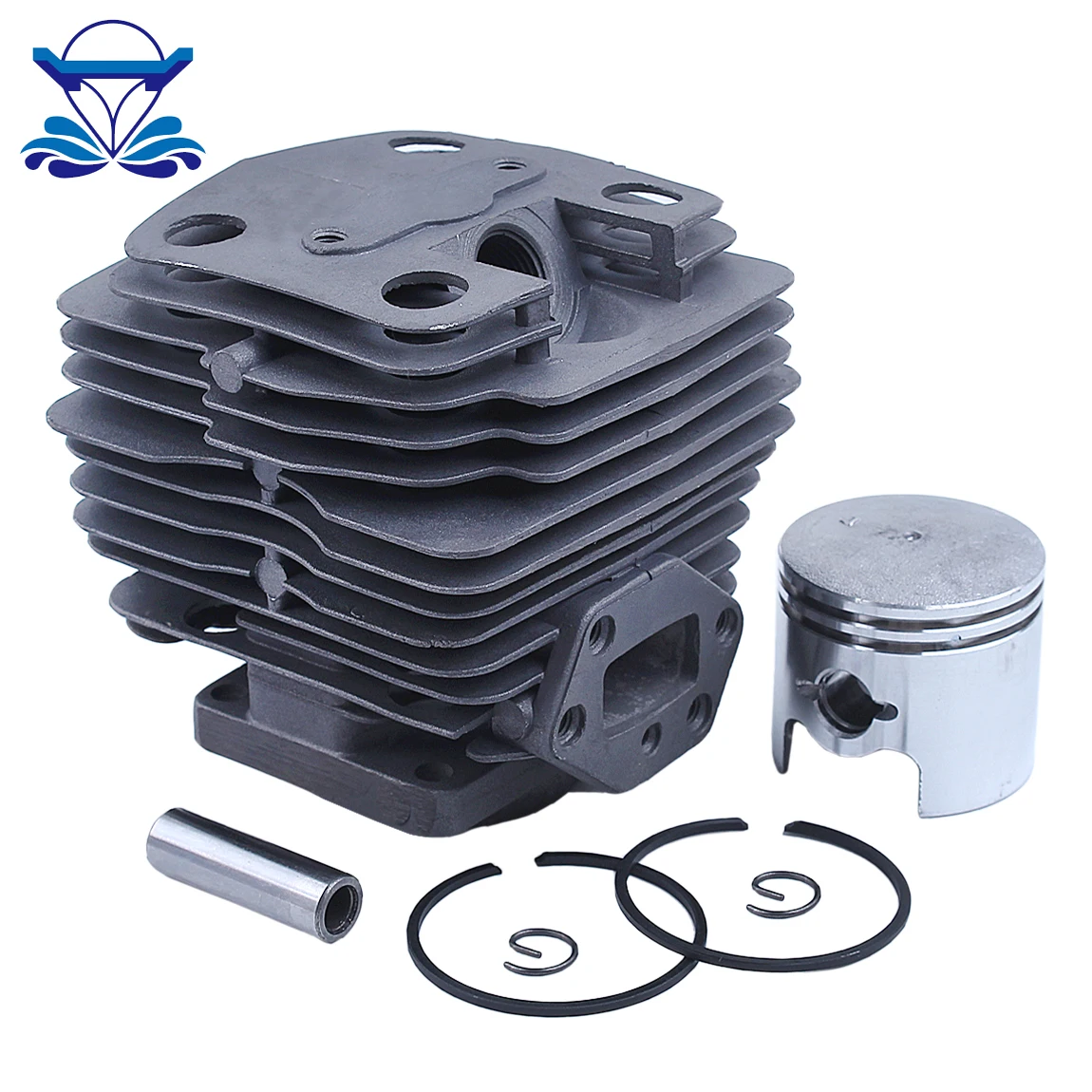 Field Mower Engine Dia 40mm Cylinder Piston Ring Kit for Husqvarna 143R-II 443R Grass Trimmer