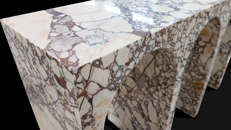 Factory supply attractive price plinth block side table marble square