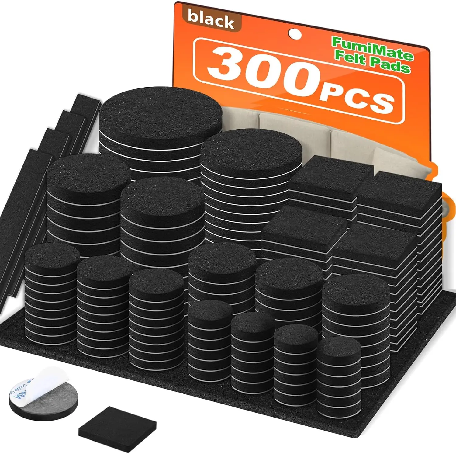 cheap bulk buy new home decor chair legs desk table place furniture hardwood floor protectors desktop cup wool felt pads mat