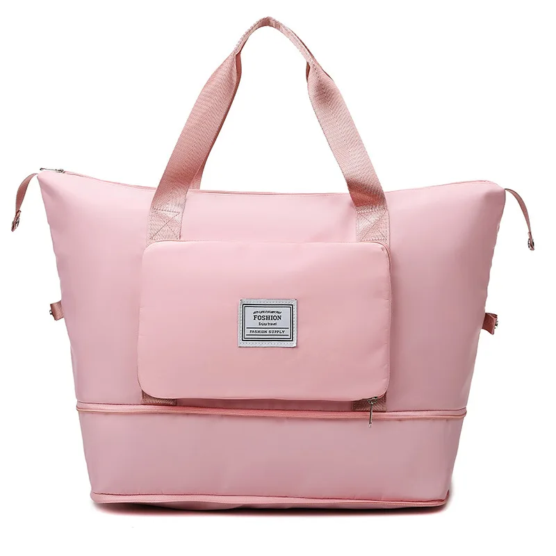 2022 Dry wet separation Shoulder Bags Extra Large Capacity Foldable GYM Sport Traveling Oxford Cloth Waterproof Handbag arm bag