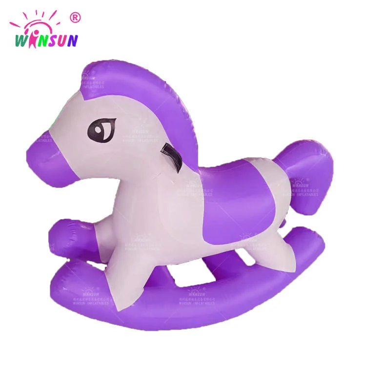 WINSUN Heat closed air shake horse inflatable rocking horse jumping riding new inflatable animal toys horse