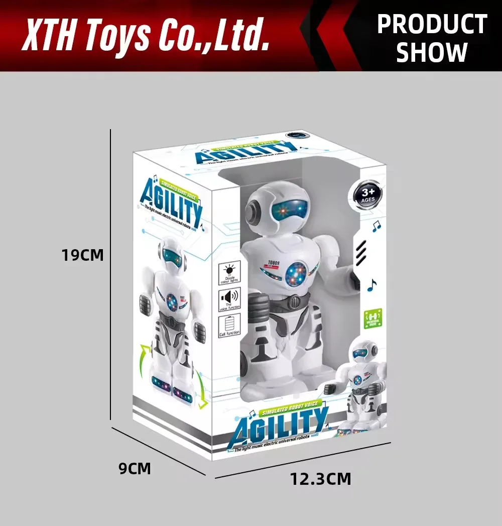 Hot Selling Smart Robot Toys Intelligent Music And Light Robot Education Robot For Kids Early Education