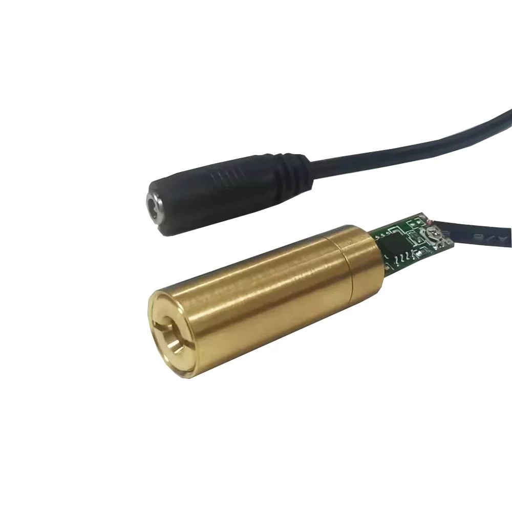 DC3V -5V 532NM 5MW-100MW point line green module green stage light/lawn light/laser effect light  Laser Sensor pulse laser