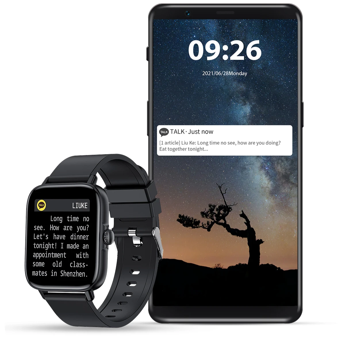 2022 New Arrivals Android Activity Fitness Tracker Blood Oxygen Pressure Body Temperature Smart Watch