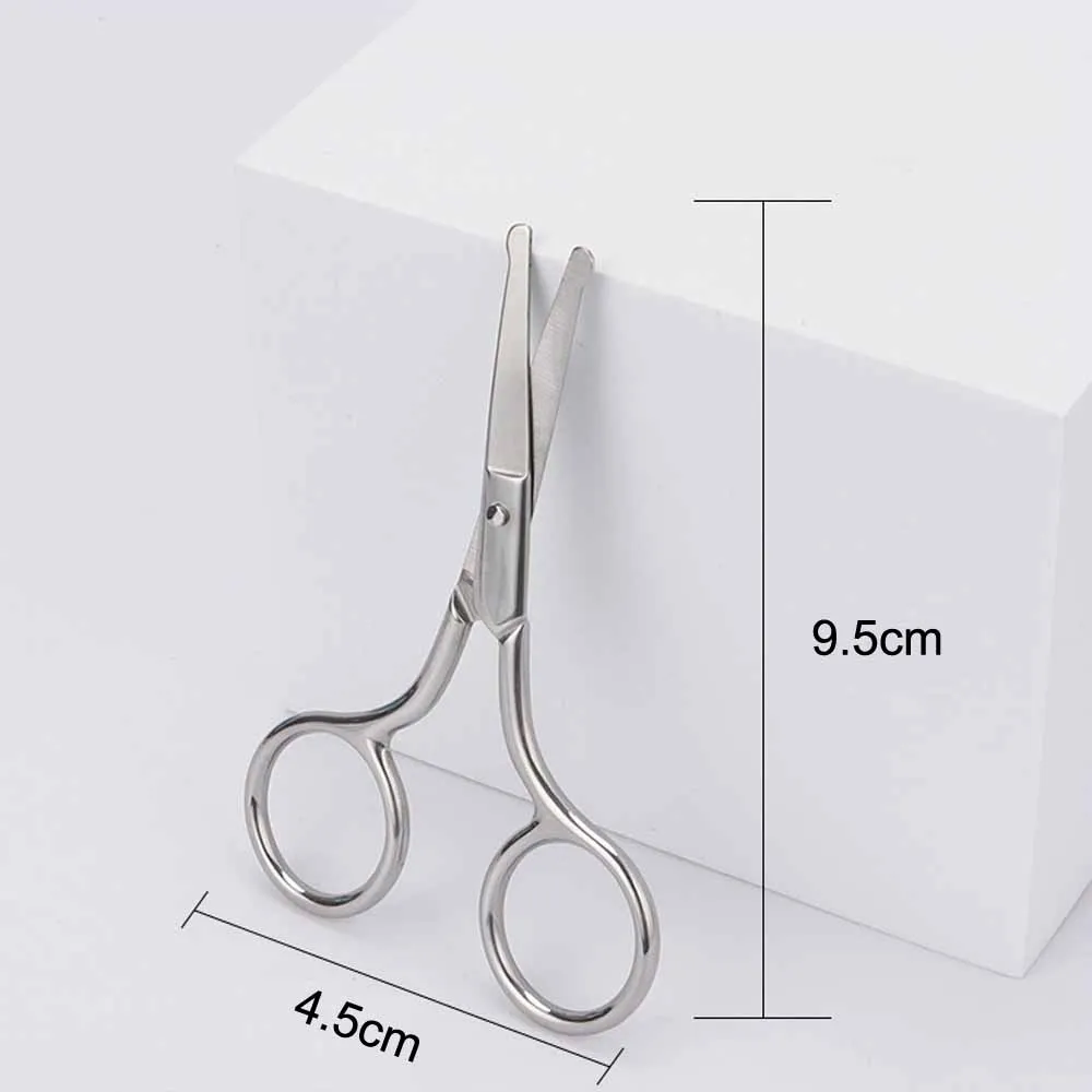 Manufacturer Directly Selling High quality stainless steel Rounded Safety Nose hair