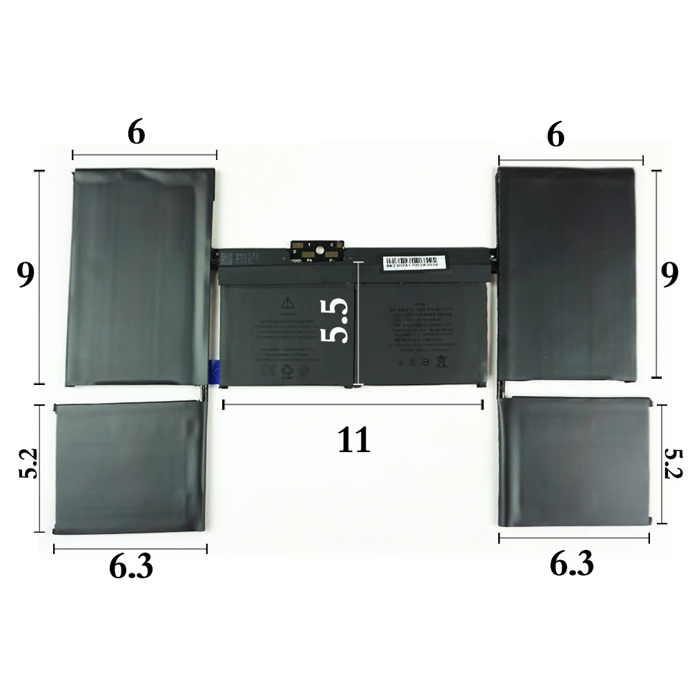 5474Mah For MacBook 12 A1534 Laptop  MacBook Battery