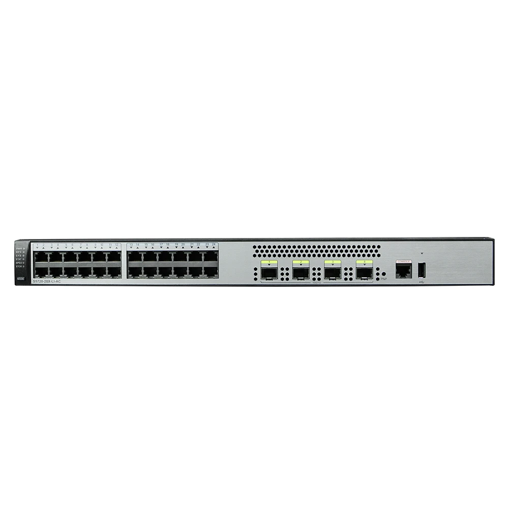 Good Quality Hw S5720-28x-li-ac 24-port Gigabit Electric 4-port + 10 Gigabit Network Switch