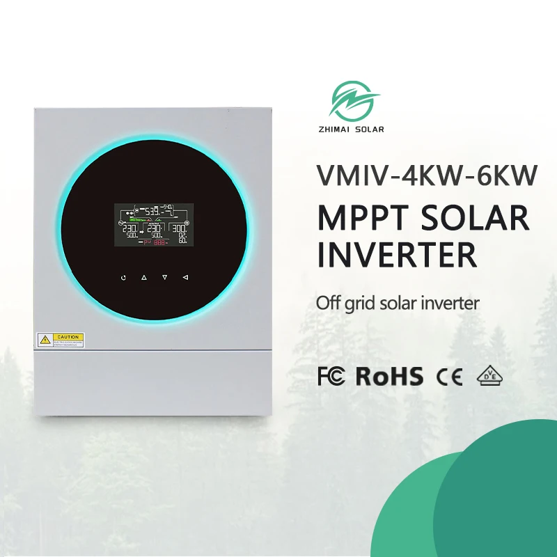 4kw 6kw 300Vac 24v 48v Mppt Pure Sine Wave off-grid Solar Power Inverter Kit