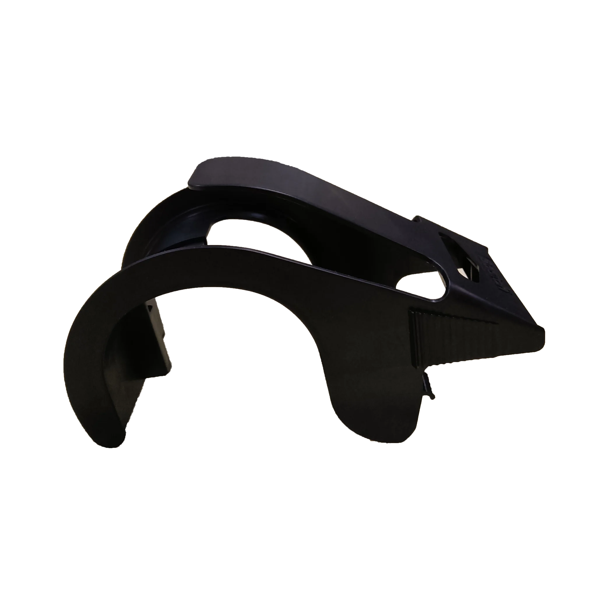 3 inch black plastic packing tape dispenser for carton sealing cutter with Tape Roll