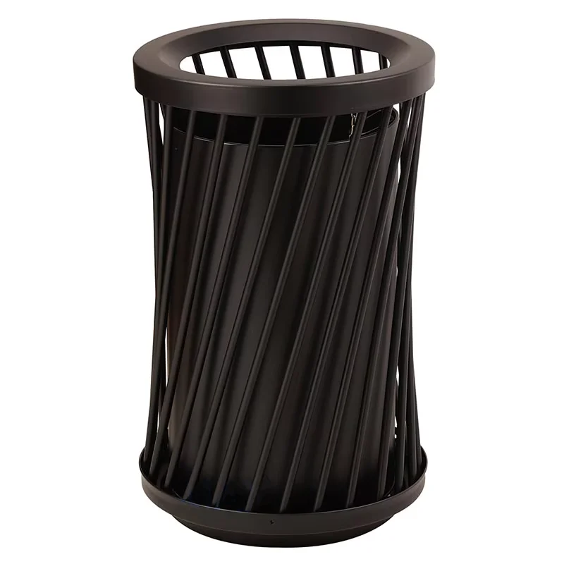 Outdoor decorative commercial trash cans for park