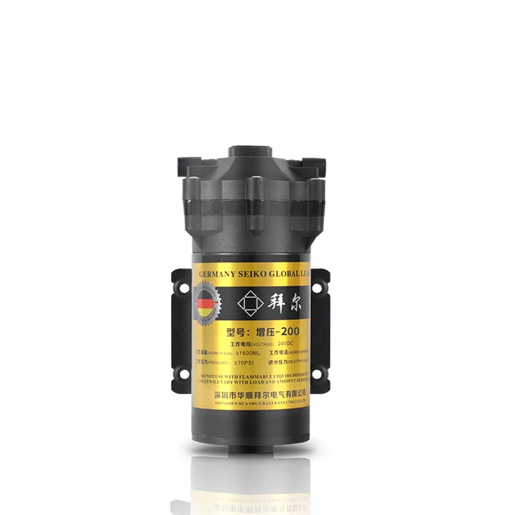 Professional Manufacturer The Best China Reverse Osmosis Water Purifier 200g Pressure Ro Booster Pump Price For Ro System