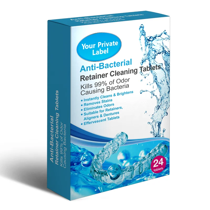Retainer Cleaner Tablets Denture Cleaning tablets in 3 Minutes 4 Months Supply Mouth Guard Cleaner