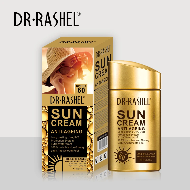 DR RASHEL Skin Care Gold Collagen Sun Cream SPF100 SPF75 SPF60 80g