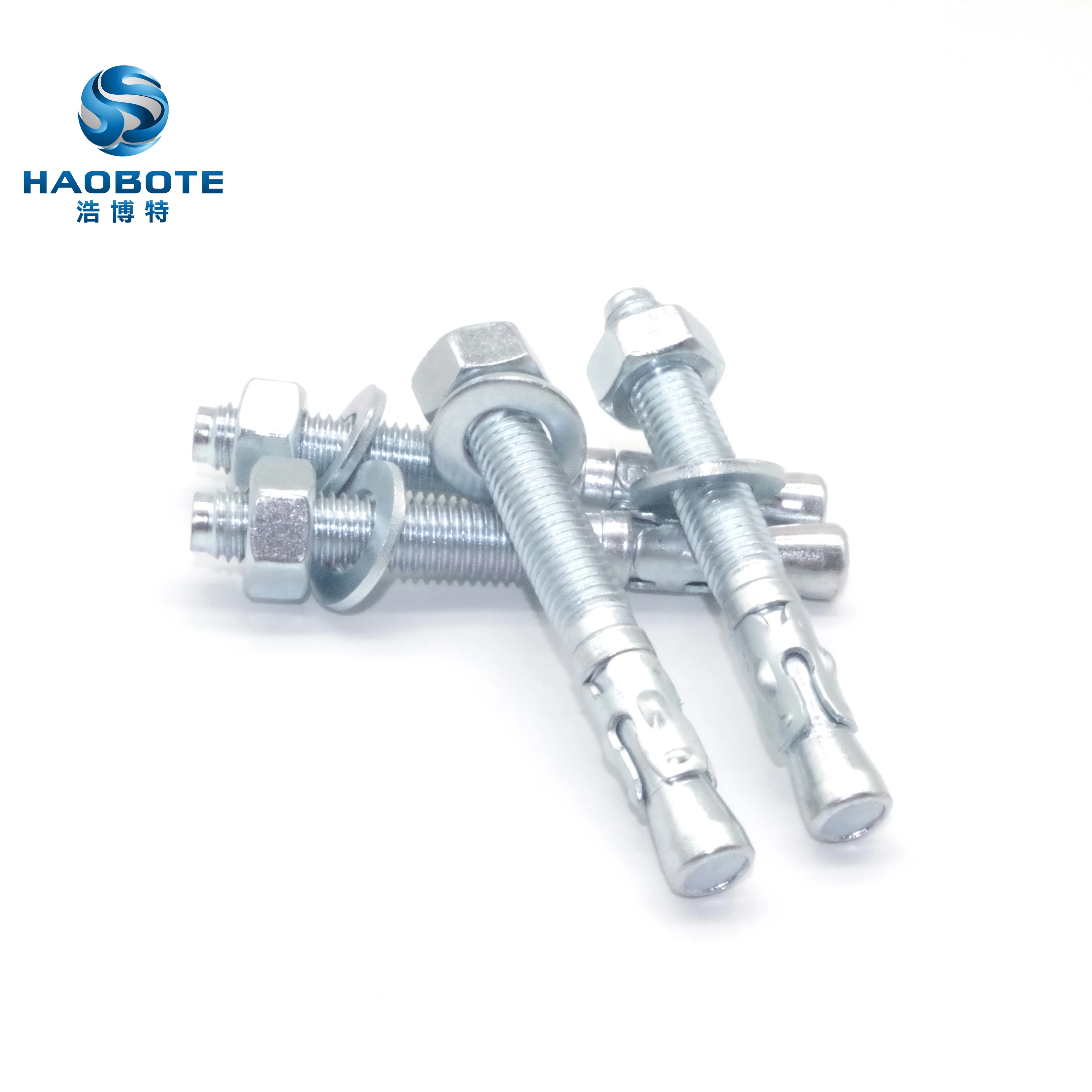 
Chinese Supply carbon steel wedge anchor bolt galvanized wedge anchor 