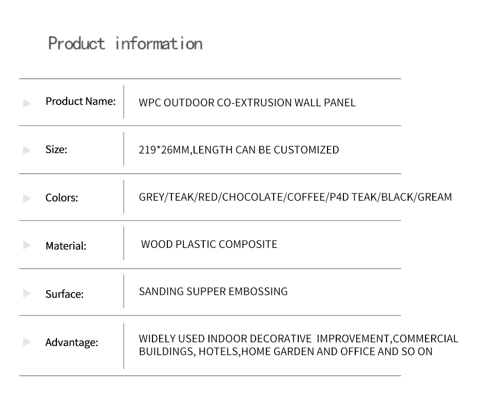 wood plastic composite wpc