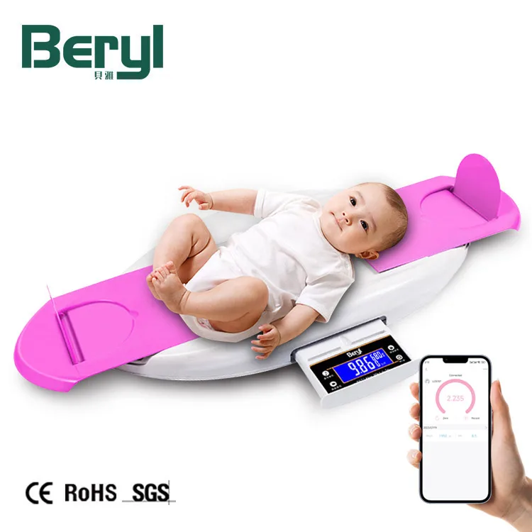 Portable baby length and hight measuring scale height baby scales for weighing