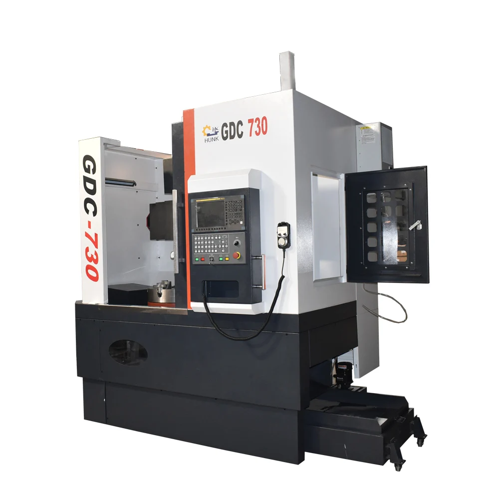 GDC730 Vertical CNC Lathe Flange Machining Lathe Machine Tool With 630mm 4 Jaw Chuck For Sale