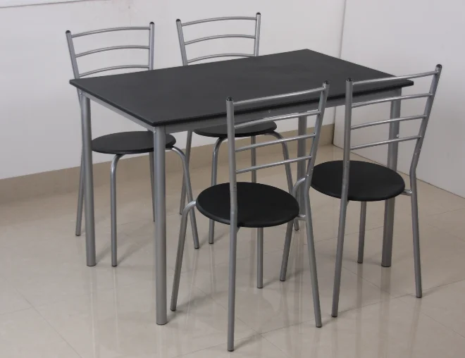 wood dining set for 4 persons