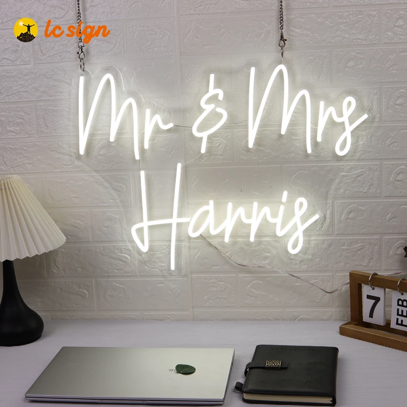 Custom Light Letters Words Logo Happy Birthday Party Unbreakable High Quality LED Neon Sign