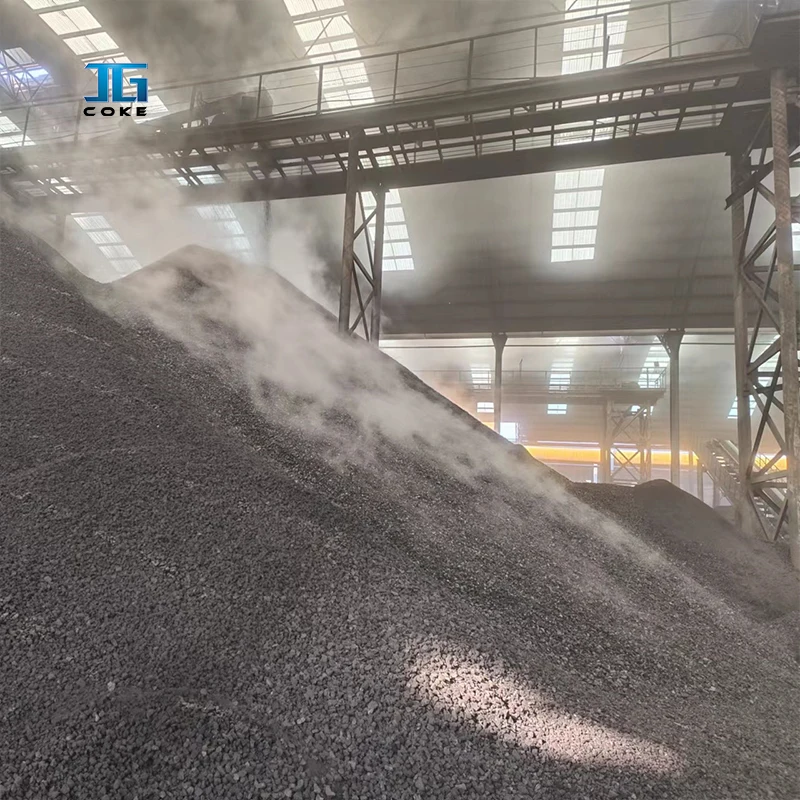 JG COKE  6-18mm FC85% High quality and good price Semi Coke Gas coke