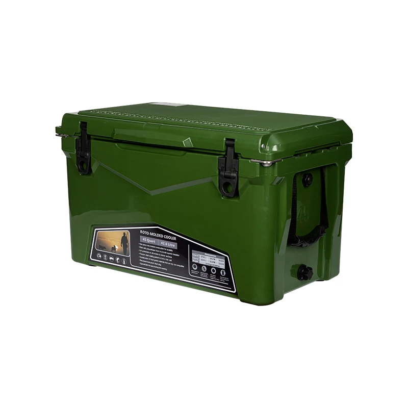 KUER 45L marine seafood display ice box thermo cooler for outdoor travel