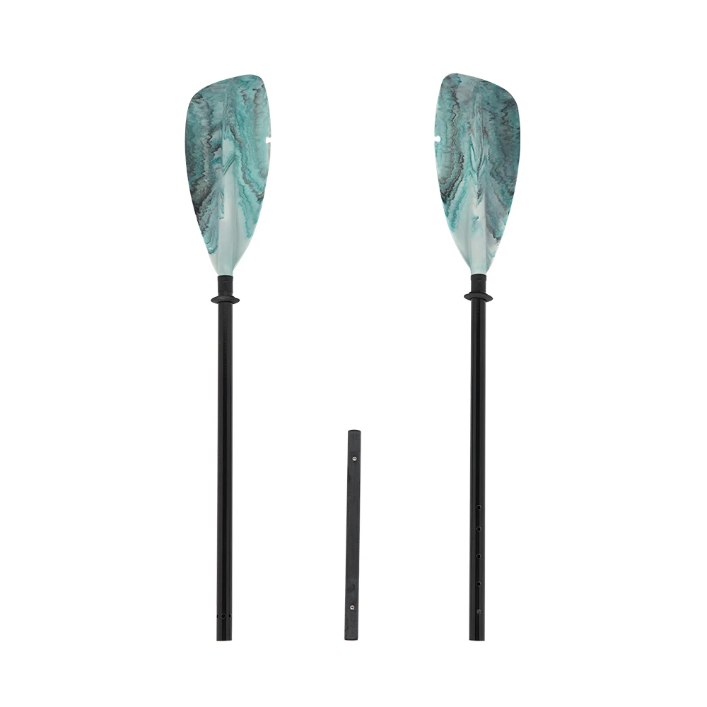 360 degree colorful 5-piece durable adjustable fiberglass carbon shaft paddle kayak fishing for whitewater