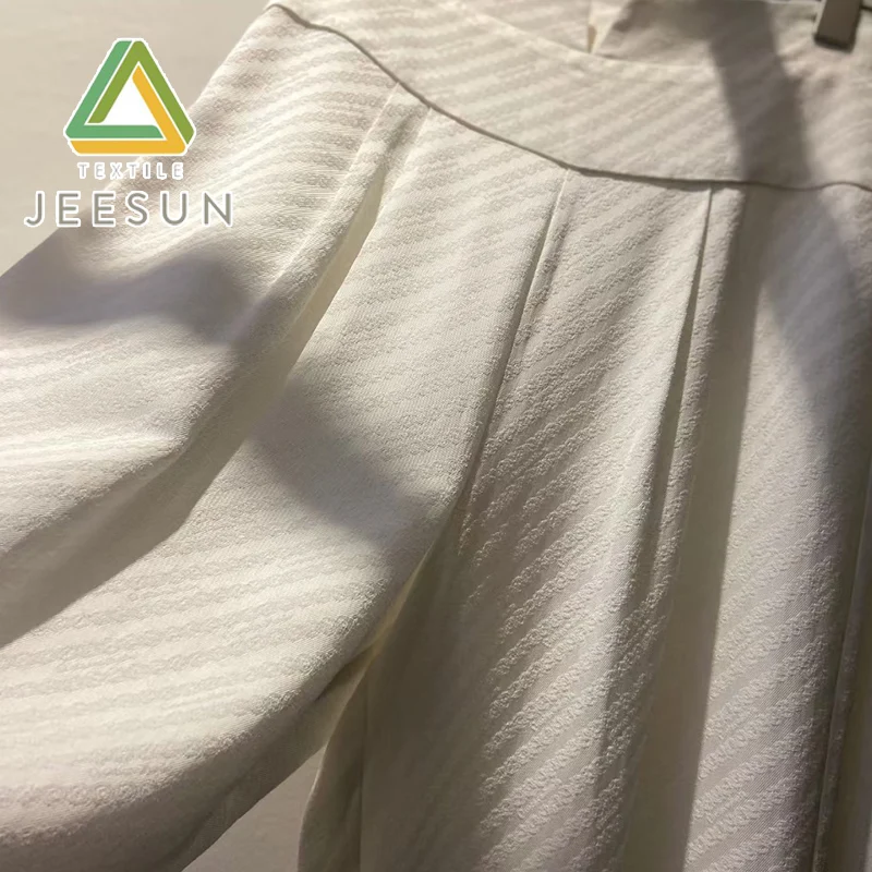 SOFT Smooth Woven Technics Bright Color 100% Viscose Rayon Fabric Twist Satin Fabric Textile  For Garments