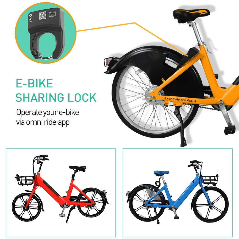 Aluminum Alloy IP67 Waterproof Anti Theft Bicycle Security Locks Cycling Smart Cycle Lock For E Bike Sharing
