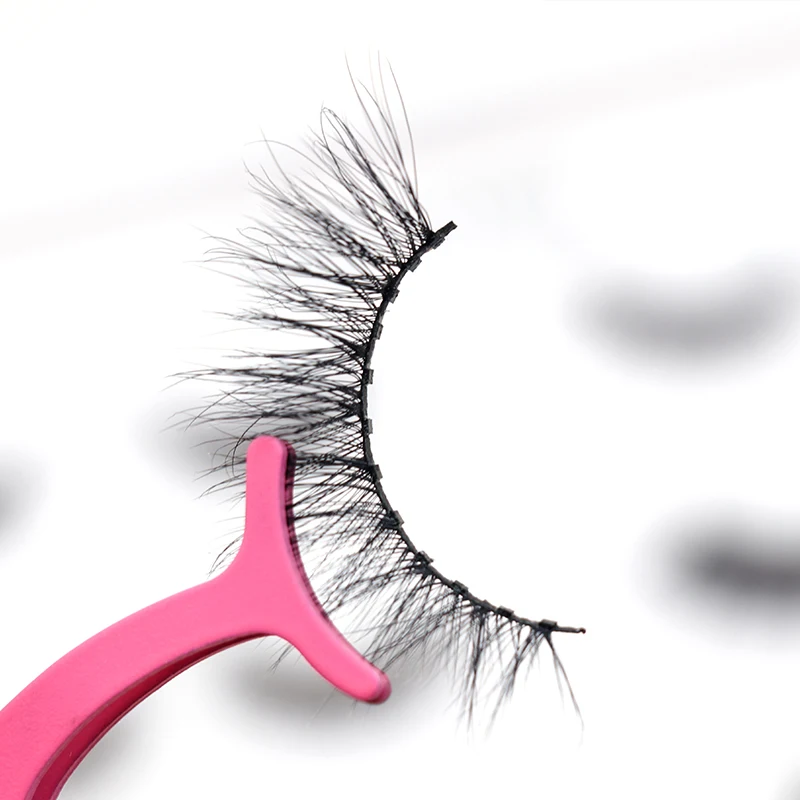 Bulk 22Mm 100% Tray 25Mm Real D15 Raw Top Lot Red Fur Handmade Set Eye 4D Lashesses 6D 2D Eyelashes Fluffy Mink Lashes